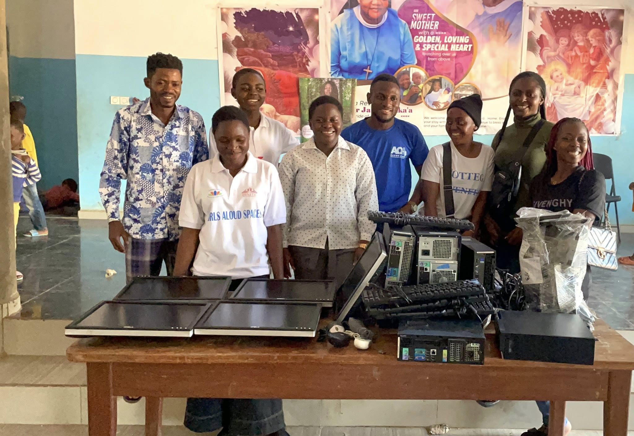 Computer equipment setup